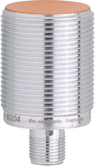 Cilindrische sensor met opschrift 'ifm electronic Germany'.