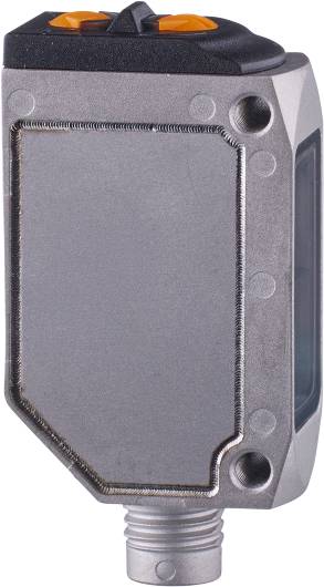 Een rechthoekige metalen plaat met afgeronde hoeken toont drie ingelaten schroefgaten en een verzonken rand aan de rechterkant.