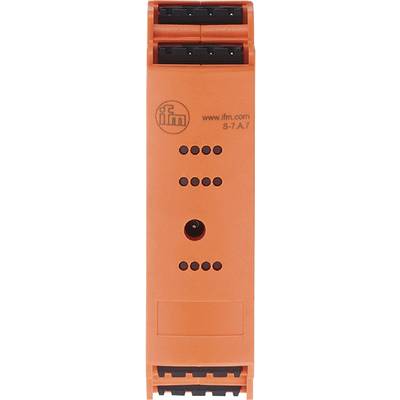Een oranje achtergrond met zwarte stippen die in rijen zijn gerangschikt, boven een enkele zwarte cirkel.