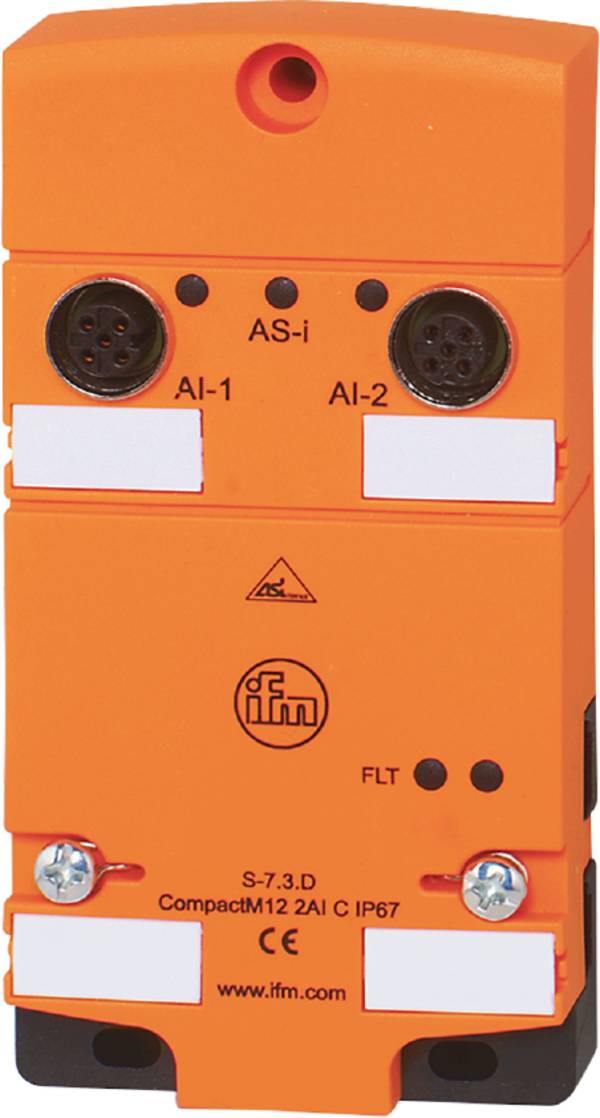 ifm Electronic AC2402 AC2402 Ingangsmodule Platte kabel    Aantal analoge ingangen: 2