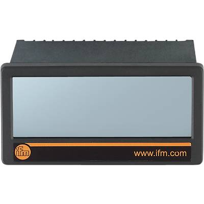 Elektronisch apparaat met een zwart behuizing en de bedrijfswebsite 'www.ifm.com' op de voorkant.