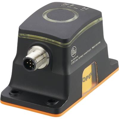 Industriesensor met ronde stekkeraansluiting van ifm electronic. Compact ontwerp, geschikt voor industriële toepassingen.
