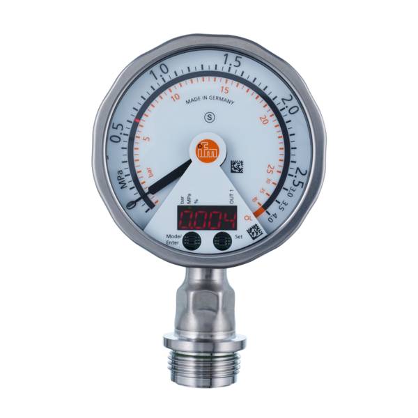 ifm Electronic Druksensor 1 stuk(s) PG2733 -0 MPa tot 2.5 MPa M12 1x NC, 1x NO, Analoog Piece