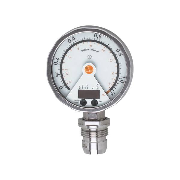 ifm Electronic Druksensor 1 stuk(s) PG2897 -0.73 psi tot 14.5 psi M12 1x NC, 1x NO, Analoog Piece