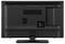 Achterkant van een televisie met stroomaansluiting, HDMI-, USB- en Ethernet-poorten.