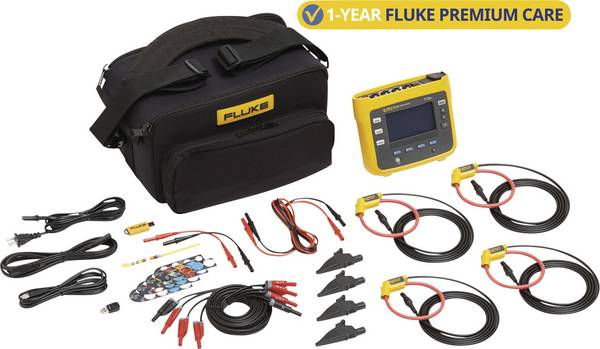 Fluke Fluke-1736/FPC EU Netwerkanalyser 3-fasig Met logger, Incl. stroomtang