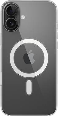 Apple Clear Case Case Apple iPhone 16 Plus Transparant Stootbestendig, Inductieve lading
