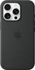 Apple Silicone Case MagSafe Silicon Case Apple iPhone 16 Pro Zwart Stootbestendig, Inductieve lading