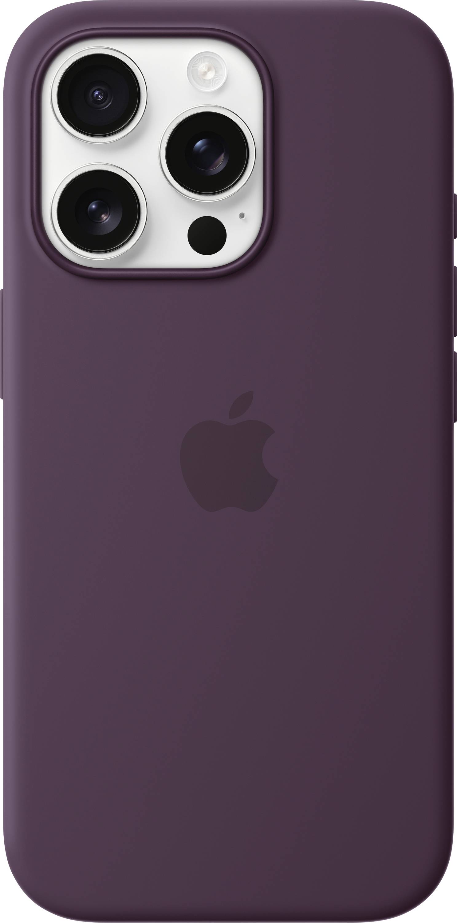 Apple Silicone Case MagSafe Silicon Case Apple iPhone 16 Pro Pruim Stootbestendig, Inductieve lading