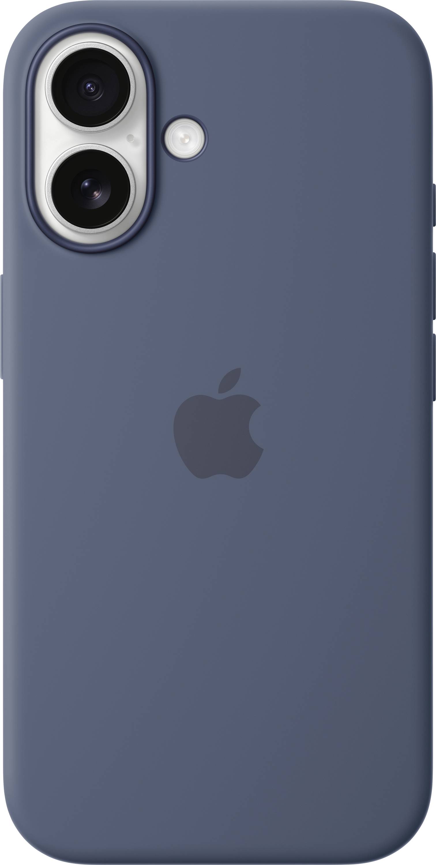Apple Silicone Case MagSafe Silicon Case Apple iPhone 16 Denim Stootbestendig, Inductieve lading