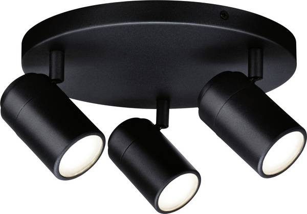 Paulmann  66776 Plafondlamp GU10     Zwart (mat)