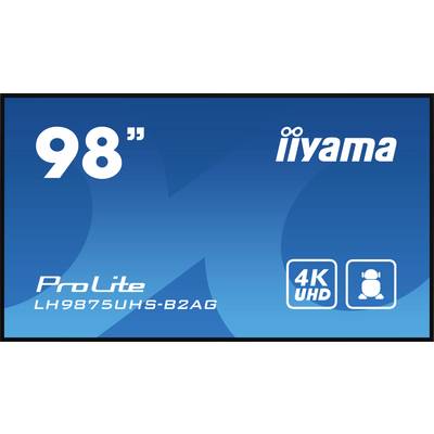 'Iiyama 98" ProLite LH9875UHS-B2AG 4K UHD-display.'