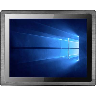 Een tablet-computer met een blauw Windows-startscherm wordt getoond.