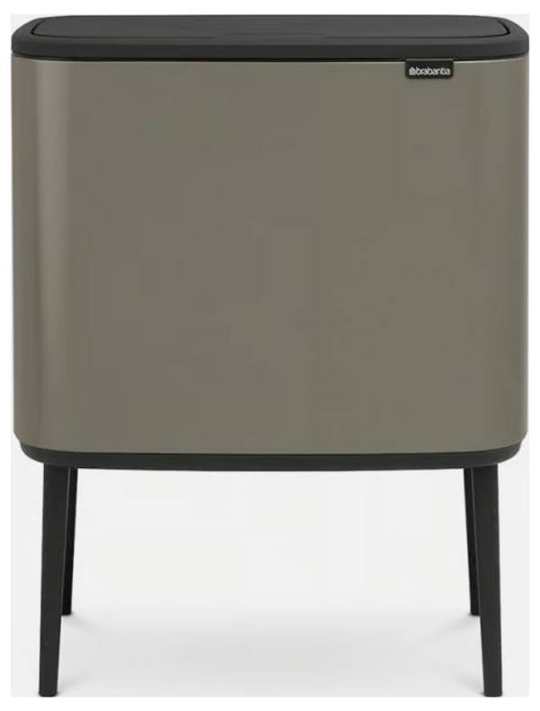 Brabantia afvalemmer Bo Touch Bin platina, 11 + 23 L