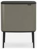 Brabantia afvalemmer Bo Touch Bin platina, 11 + 23 L
