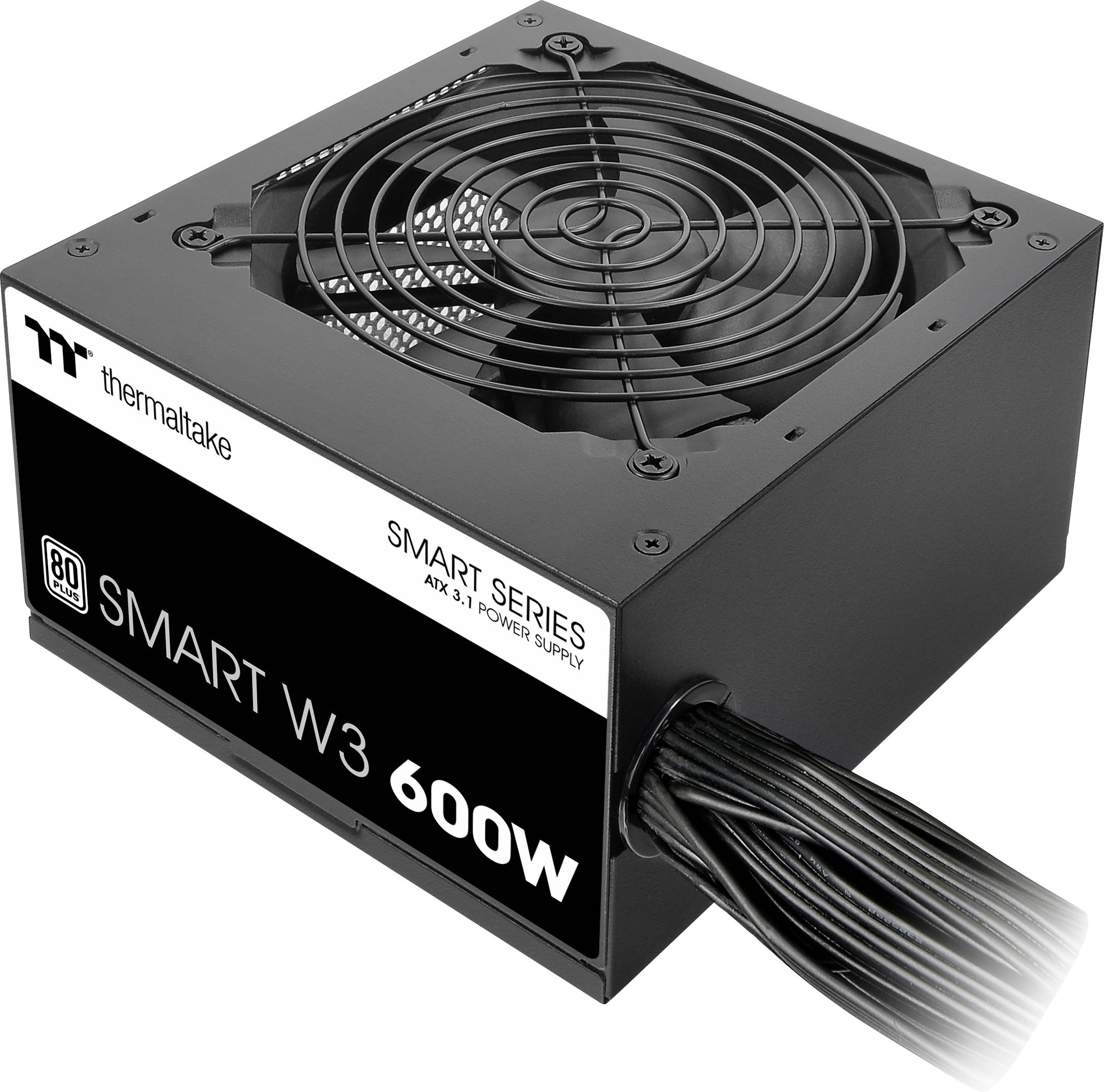 Voeding Thermaltake Smart W3 600W ATX3.1 80+ Zwart retail-0