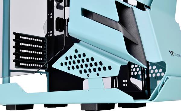 Thermaltake View 380 TG ARGB Hydrangea Blue Midi-tower PC-behuizing Blauw