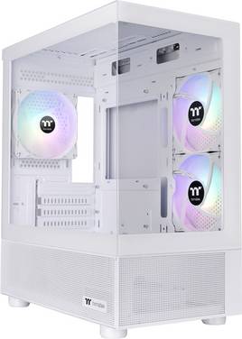 Thermaltake View 170 TG ARGB Snow White Micro-tower PC-behuizing  Wit