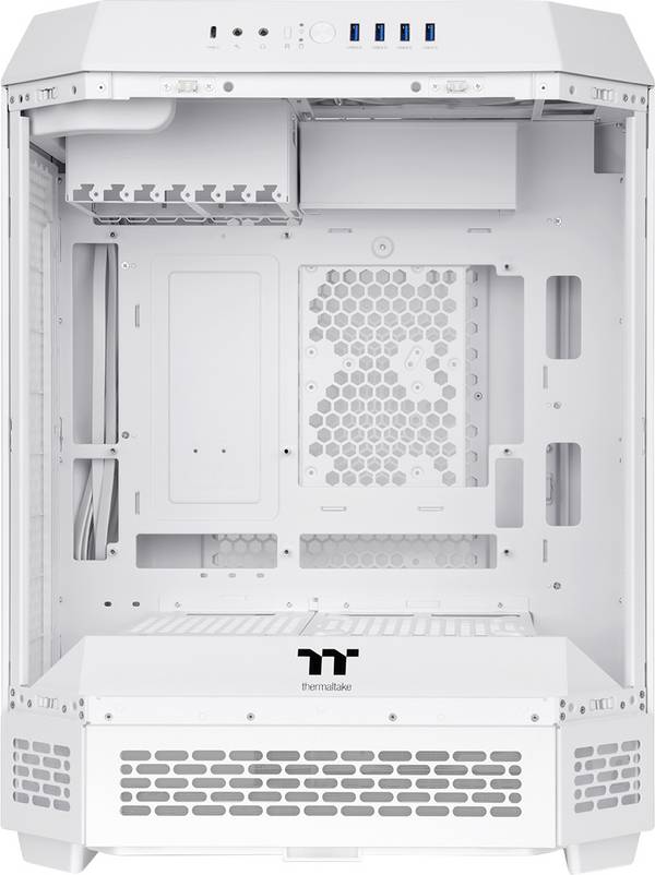Thermaltake The Tower 600 Snow White Midi-tower PC-behuizing  Zwart