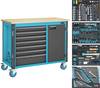 Hazet 179NW-7/210 Werkplaatswagen Kleur (specifiek): Zwart, Blauw