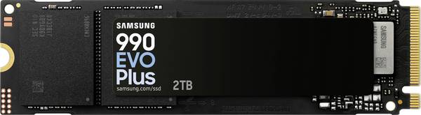 Samsung 990 EVO Plus 2 TB NVMe/PCIe M.2 SSD 2280 harde schijf M.2 NVMe PCIe 4.0 x4, M.2 NVMe PCIe 5.0 x2 Retail MZ-V9S2T0BW