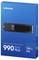 Een verpakking van een 'Samsung 990 EVO Plus' SSD, PCIe 4.0, met 2 TB opslagcapaciteit en een leessnelheid tot 7.250 MB/s.