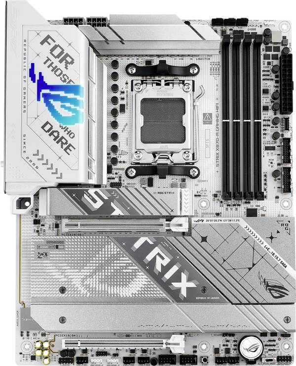 Asus ASUS ROG STRIX X870-A Gaming WIFI (AM5) Moederbord Socket AMD AM5 Vormfactor ATX Moederbord chipset AMD® X870