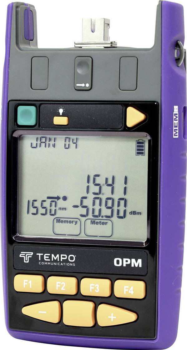 Tempo Communications T2600 Optische vermogensmeter Doorgang
