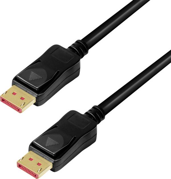 LogiLink DisplayPort AV Aansluitkabel [1x DisplayPort - 1x DisplayPort] 10 m Zwart