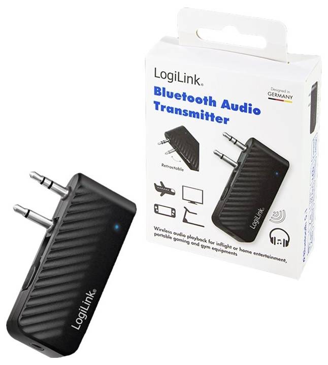 LogiLink Bluetooth-audiovisuele zender<br>Compatibel met tv, pc en meer. <br>Ontworpen in Duitsland.