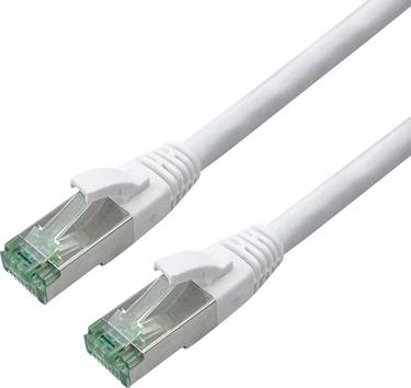 ROLINE RM Patchkabel Cat.6A S/FTP (PiMF), wit, 2 m