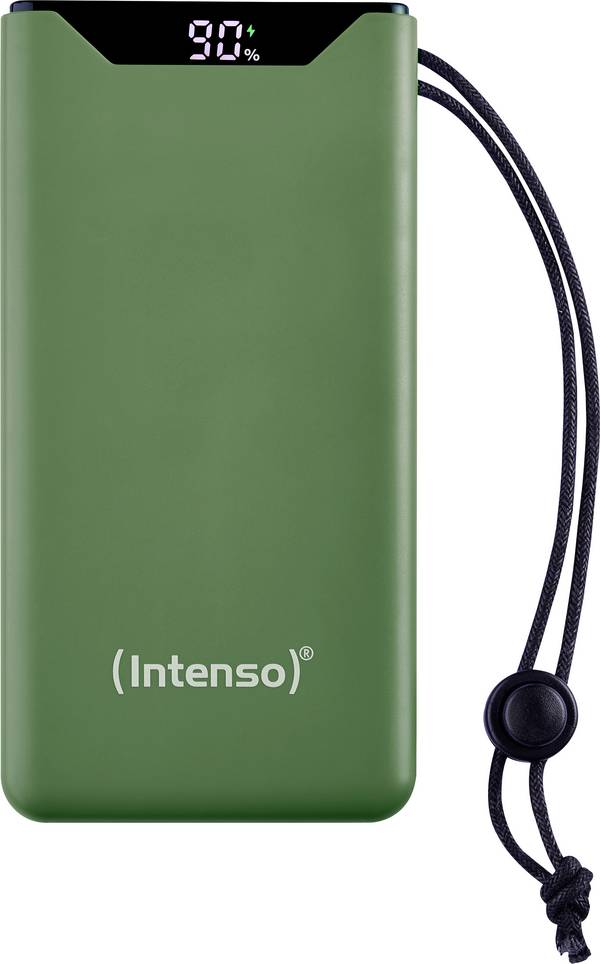 Intenso F20000 Powerbank 20000 mAh Quick Charge, USB PD LiPo USB-A, USB-C Groen