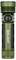 Groene zaklamp met gestructureerde handgrepen en 'OLIGHT' logo, verticaal gepositioneerd.