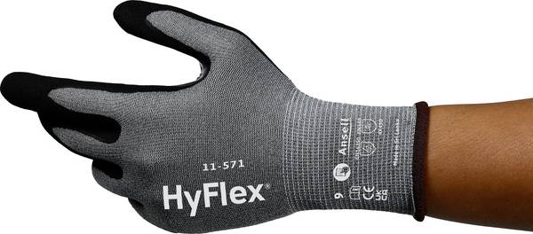 Ansell HyFlex 11571R070-1P Werkhandschoen Nitril Maat (handschoen): 7 EN 21420:2020    1 paar