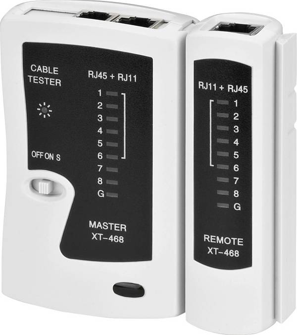 Monacor 0292070 CAT-1TEST Leidingsmeter  Meetbereik: Netwerk