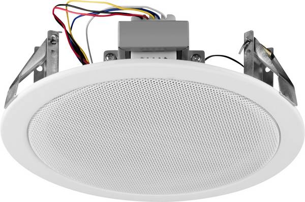 Monacor EDL-16 PA-plafondluidspreker  100 V Wit 1 stuk(s)