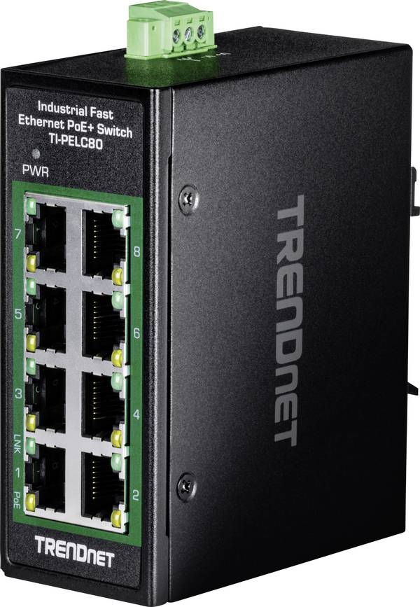 TrendNet TI-PELC80 TI-PELC80 Netwerk switch  10 / 100 MBit/s