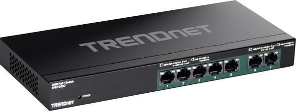 TRENDnet TPE-TG327 7-Poorts PoE+ Switch Multi-Gigabit