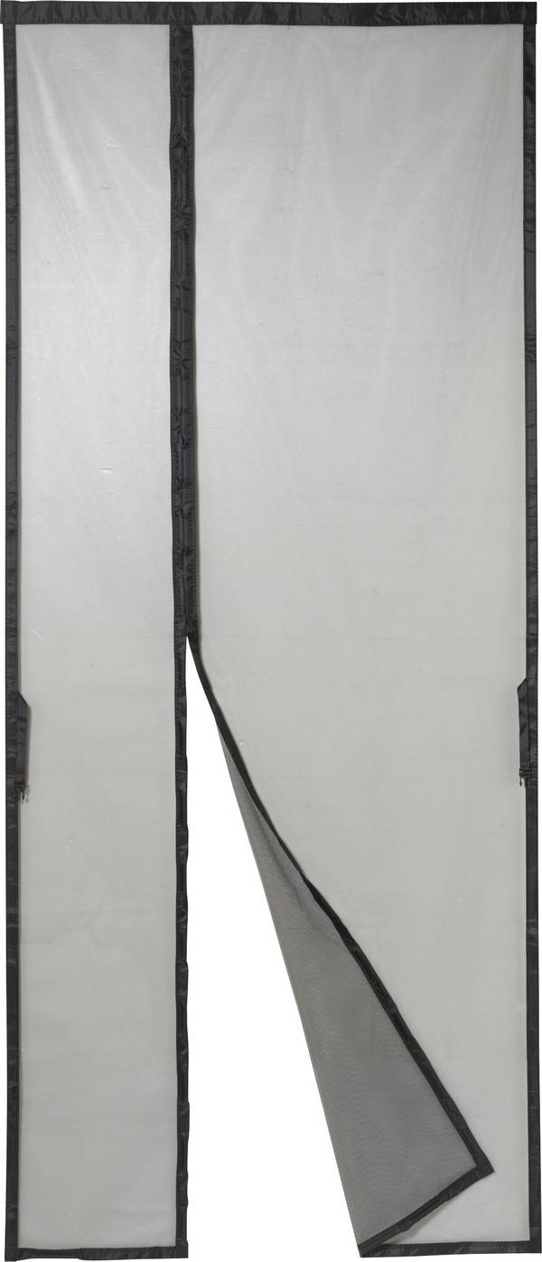 Renkforce RF-IS-700 RF-6683266 Vliegenhor voor deur   (l x b) 210 cm x 90 cm Zwart 1 stuk(s)