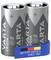 Twee VARTA CR123A batterijen naast elkaar. Blauw etiket met de tekst 'Battery Experts Sinds 1887'.