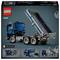 LEGO Technic Set 42203: Blauwe kiepwagen in gebouwde staat, met beweegbare kiepbak, zoals afgebeeld op de verpakking.