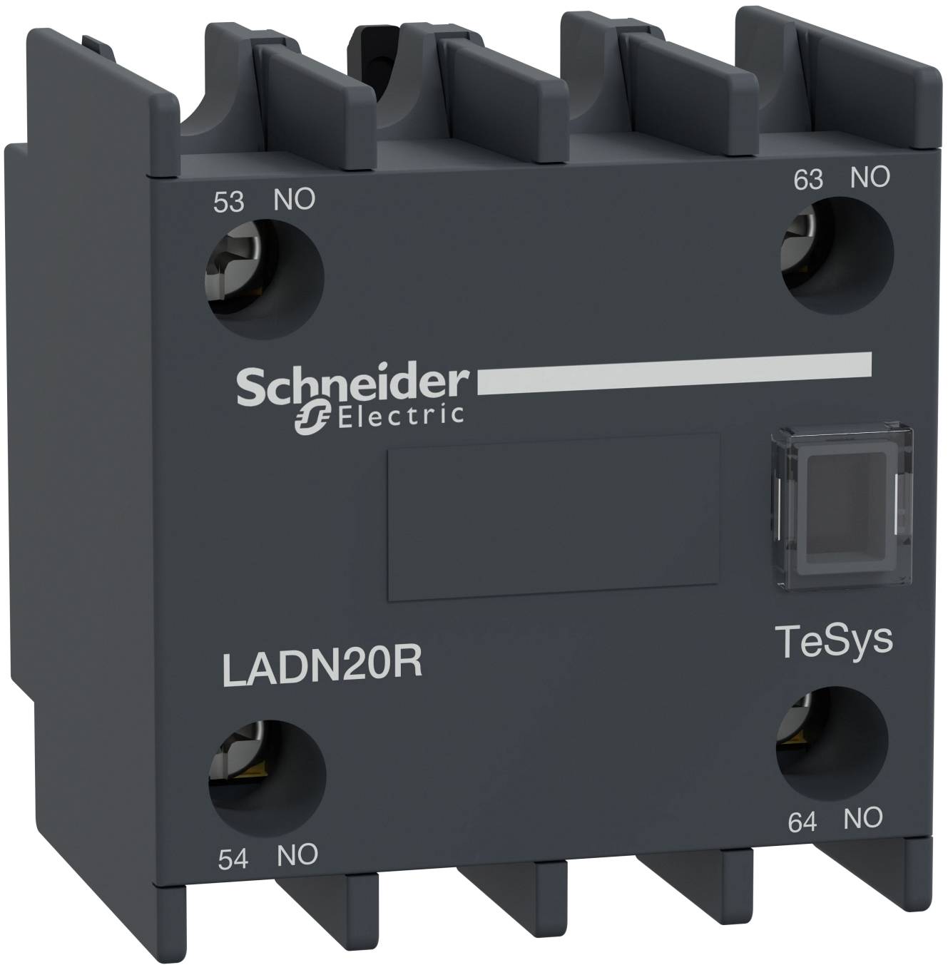 Schneider Electric LADN20R Hulpcontactblok voor bescherming 2x NO Single 1 stuk(s)