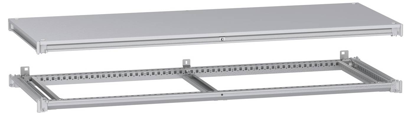 Schneider Electric NSYSFNC166 Onderste en bovenste frame, PanelSeT SFN, voor elektrische behuizing B 1600 x T 600 mm, inclusief dak Omlijsting 1 stuk(s) – Photo 2 sur 2