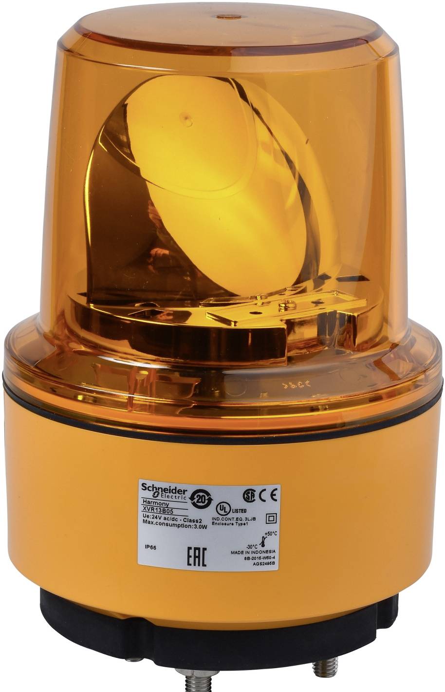 Schneider Electric Zwaailicht LED XVR13B05 XVR13B05 Oranje Zwaailicht 24 V/DC-0