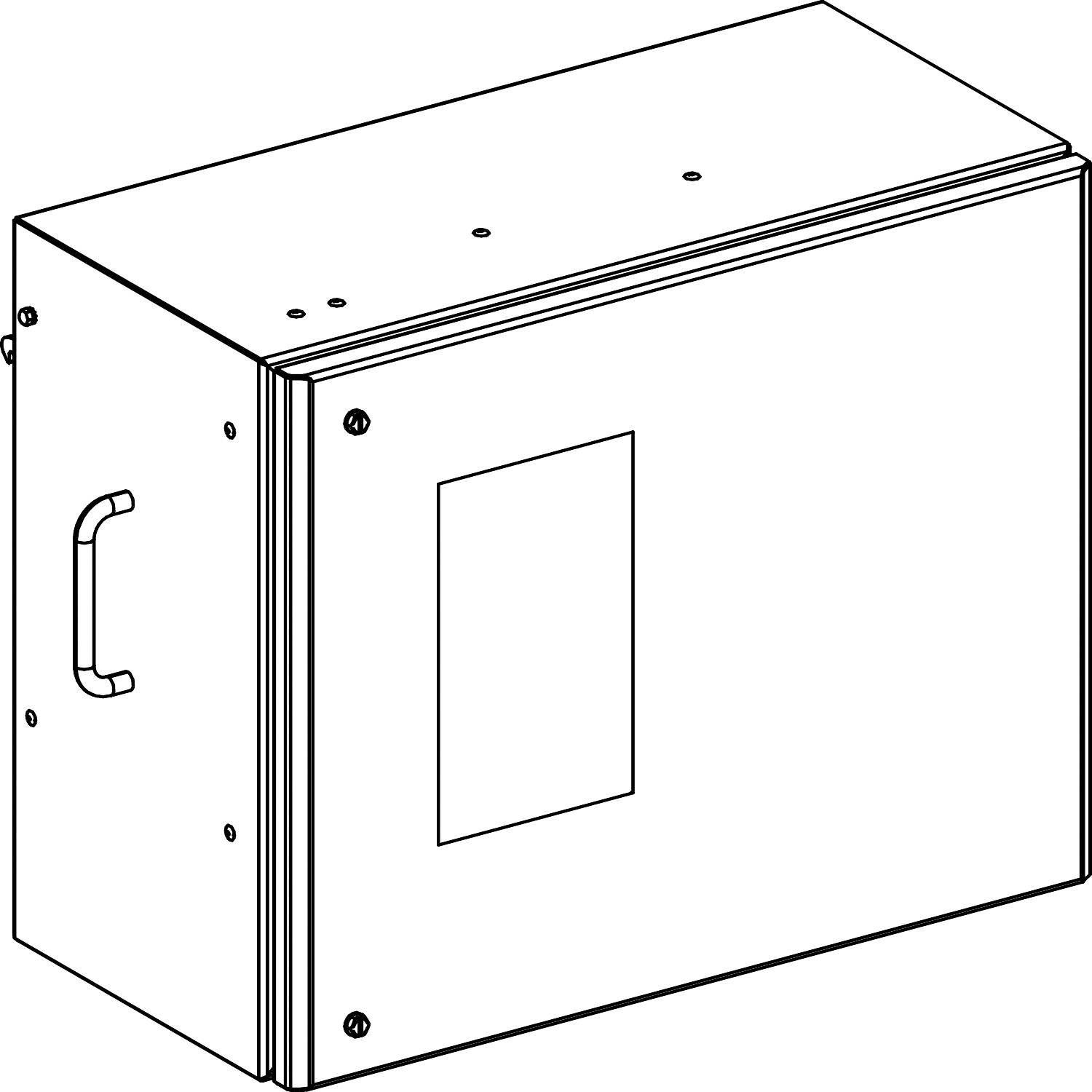 Schneider Electric KSB250DB412 KS-uitgangsdoos, 250A, leeg, voor 4p. Compact NSX met motoraandrijving Aftakking 1 stuk(s)
