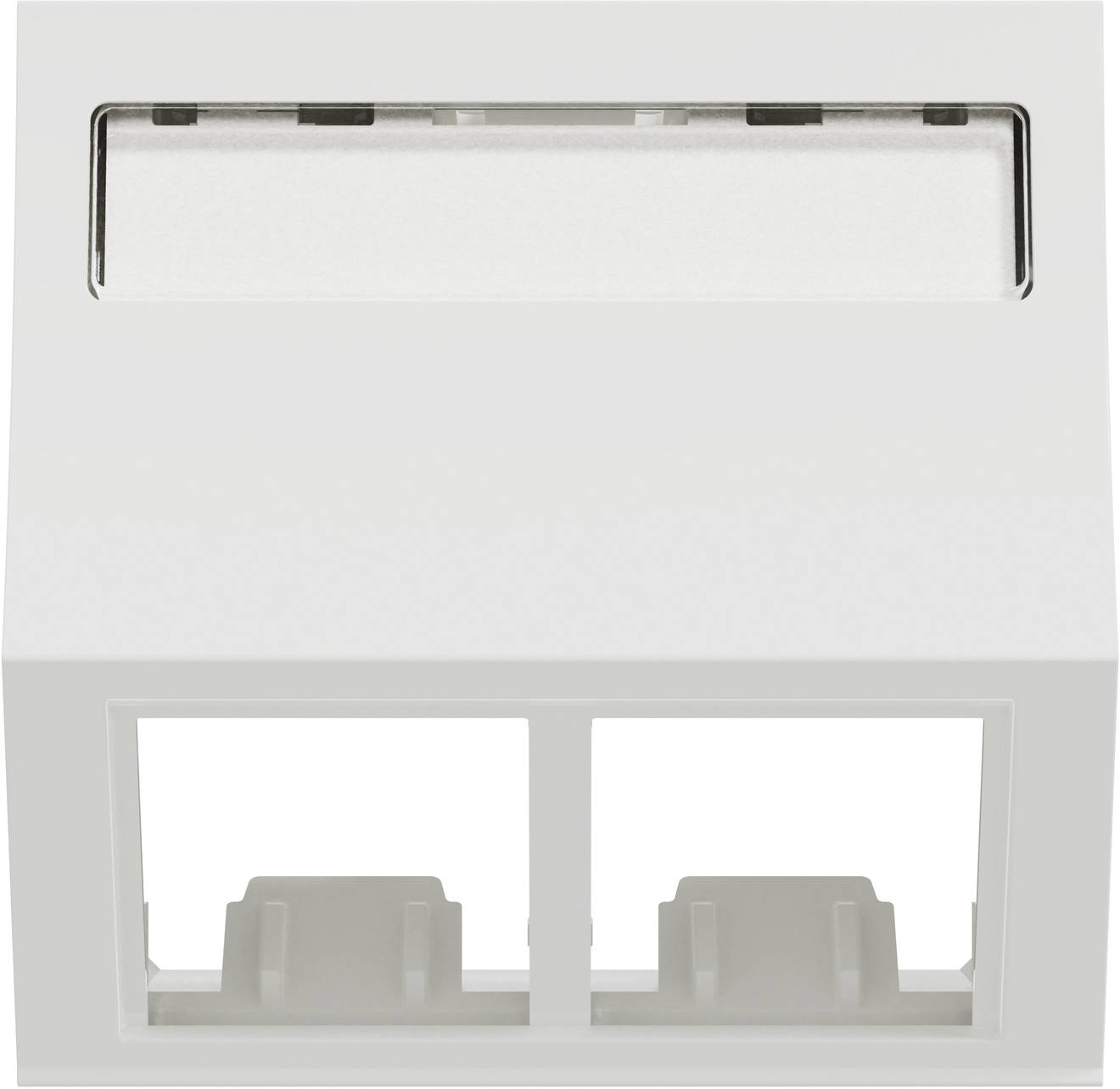 Schneider Electric NU942418 Datacontactdoos Frontafdekking (b x h x d) 45 x 45 x 27 mm 1 stuk(s) Wit-4