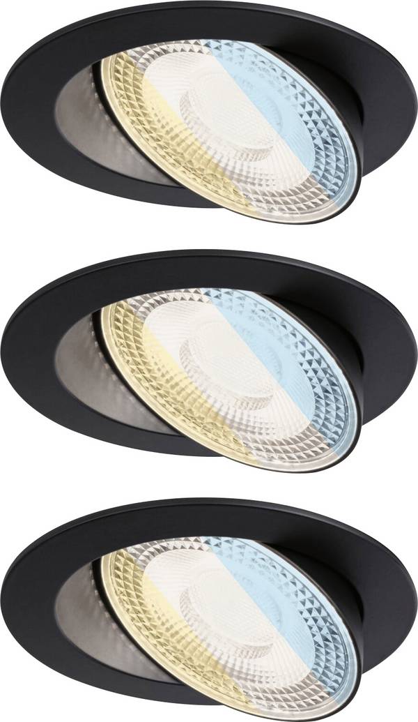 Paulmann 92258 Aumus LED-inbouwlamp   LED  5 W Zwart