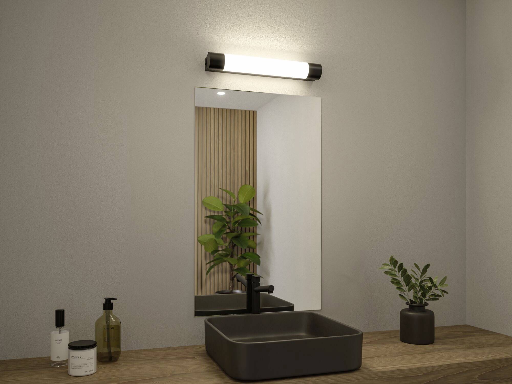 Paulmann Orgon LED-lamp voor vochtige ruimte LED LED vast ingebouwd 7.5 W Warmwit Zwart – Foto 2 van 3