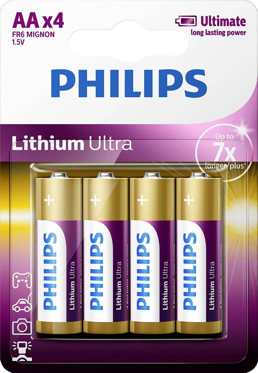 Philips AA Lithium Ultra Batterijen-0