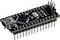 Een microcontroller-board met meerdere pinnen en een USB-aansluiting. Opschrift: 'Nano' en '20 Digitaal 8 Analoog I/O'.